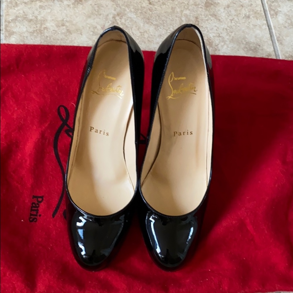 Christian Louboutin simple pump 100